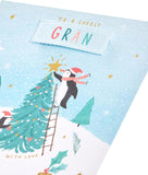 UK Greetings Christmas Card for Grandmother - Multi Caption Design
