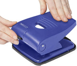 Rapesco 835-P 2-Hole Punch, 40 Sheets - Blue