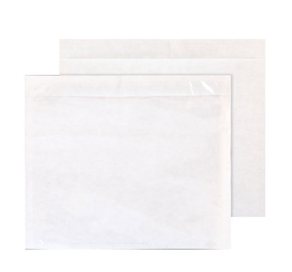 Blake Packaging Envelopes C7 Document Enclosed Wallet Plain Clear Peel and Seal 30mu 123x111mm (Pack 1000) - PDE10