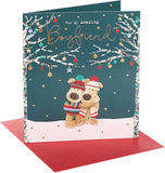 Boofle Christmas Card for Boyfriend - Cute Design