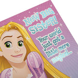 Hallmark New Big Sister Congratulations Card - Colourful Rapunzel Design from The Disney Princess Range
