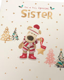 Boofle Very Special Sister Cosy Magical Cute Christmas Greeting Card