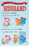 Grumpy Husband Funny Father's Day Card