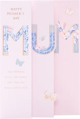 UK Greetings Mother's Day Card for Mum - Beautiful Fold Out Design