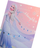 Frozen Birthday Card for Lovely Granddaughter