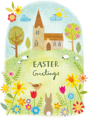 God's Blessings Easter Greetings Spring Blessings Religious Easter Greeting Card 699981