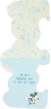 You're 1 Disney Mickey Mouse Die Cut Design Baby Boy Birthday Card