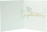 Elegant Foil and Embossed Finish Graduation Card