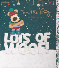 Boofle From The Dog Lots Of Woof Cute Christmas Greeting Card