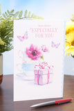 Teacups Design Birthday Card
