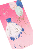UK Greetings Birthday Card for Granddaughter - Pretty Pink Design - Thinking of You Range