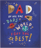 UK Greetings Father's Day Card for Dad - Sweet Space Design