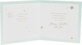 UK Greetings Christmas Card for Daughter - Snowflakes Design