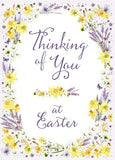 Open Easter Flowers And Butterflies