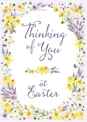 Open Easter Flowers And Butterflies
