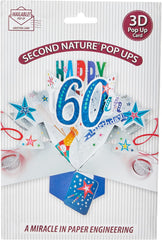 Happy 60th Birthday Pop-Up Greeting Card