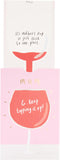UK Greetings Mother's Day Card for Mum - Interactive Wine Glass Design