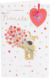 Cute Design Boofle Fiancée Birthday Card
