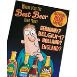 Funny Beer Design Birthday Card