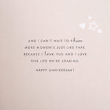 Intricate Laser-cut Design Husband Wedding Anniversary Card