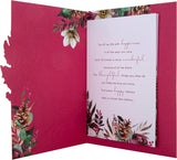 Traditional Wreath and Verse Design Wife Boxed Christmas Card