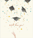 Well Done & Congratulations Card – Graduation Celebration Greeting