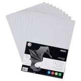 A4 250gsm Glitter Card 10 Sheets - Silver