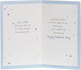 UK Greetings Father's Day Card for Dad/Grandad - Blue & Gold Design