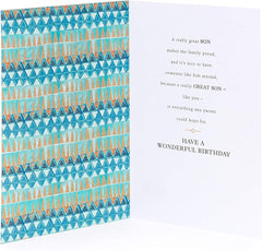Son Birthday Card with Nice Words