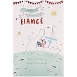 Valentine's Day Card for Fiancé - Cute Sketch Design, Romantic Greeting