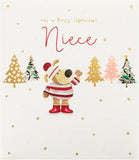 Boofle For A Very Special Niece Cosy Cuddles Cute Christmas Greeting Card