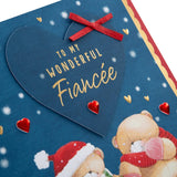 Hallmark Boxed Christmas Card for Fianc�e - Cute Forever Friends Winter Love Design
