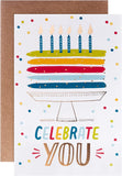 Celebrate You Cake Design Video Greetings Birthday Card