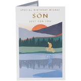 UK Greetings Birthday Card for Son - Cycling Design