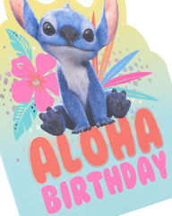 Disney Lilo & Stitch Birthday Card – Fun & Vibrant Greeting for Disney Fans