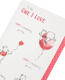 Disney Winnie The Pooh One I Love Valentines Day Card