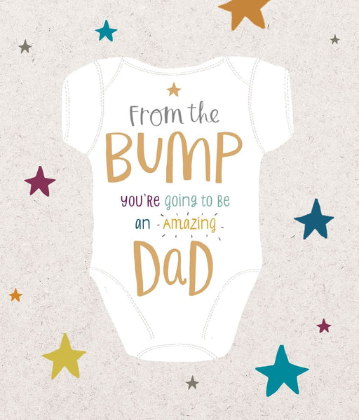 From The Bump Dad To Be Father's Day Card