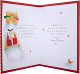 Hallmark Boxed Christmas Card for Fianc� - Cute Forever Friends Winter Love Design