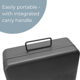 12 Inch Black Lockable Security Box with Bolt Down Kit