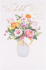 UK Greetings Mother's Day Card for Wife - Loving Design