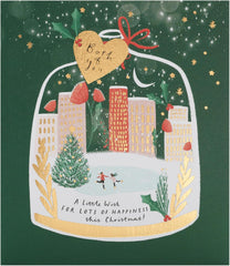 UK Greetings Christmas Card for Both of You - City Ice Rink Design