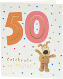 Boofle 50th Birthday Card