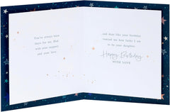 UK Greetings | Birthday Card for Dad from Daughter Starry Design