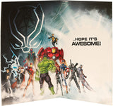 Disney Marvel Avengers 3D Holographic Birthday Card