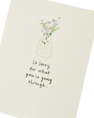 Sympathy Card – Express Condolences with Comforting Words & Elegant Design