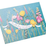 Beautiful Floral Design Friend Birthday Card