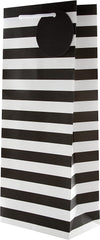 Multi Occasion Bottle Gift Bag Contemporary Black Designs