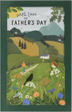 UK Greetings Father's Day Card for Him - 3D Landscape Design