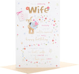Boofle Birthday Card for Wife - Cute Design