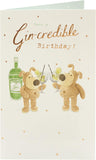 Boofle Gin-credible Birthday Card